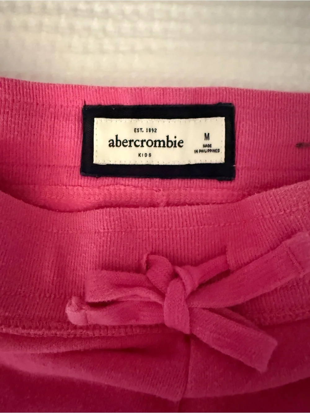 Abercrombie Pink Girls' Logo Sweatpants